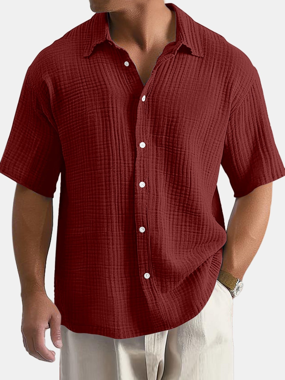Flystepz™ Casual Cotton Lapel Shirt