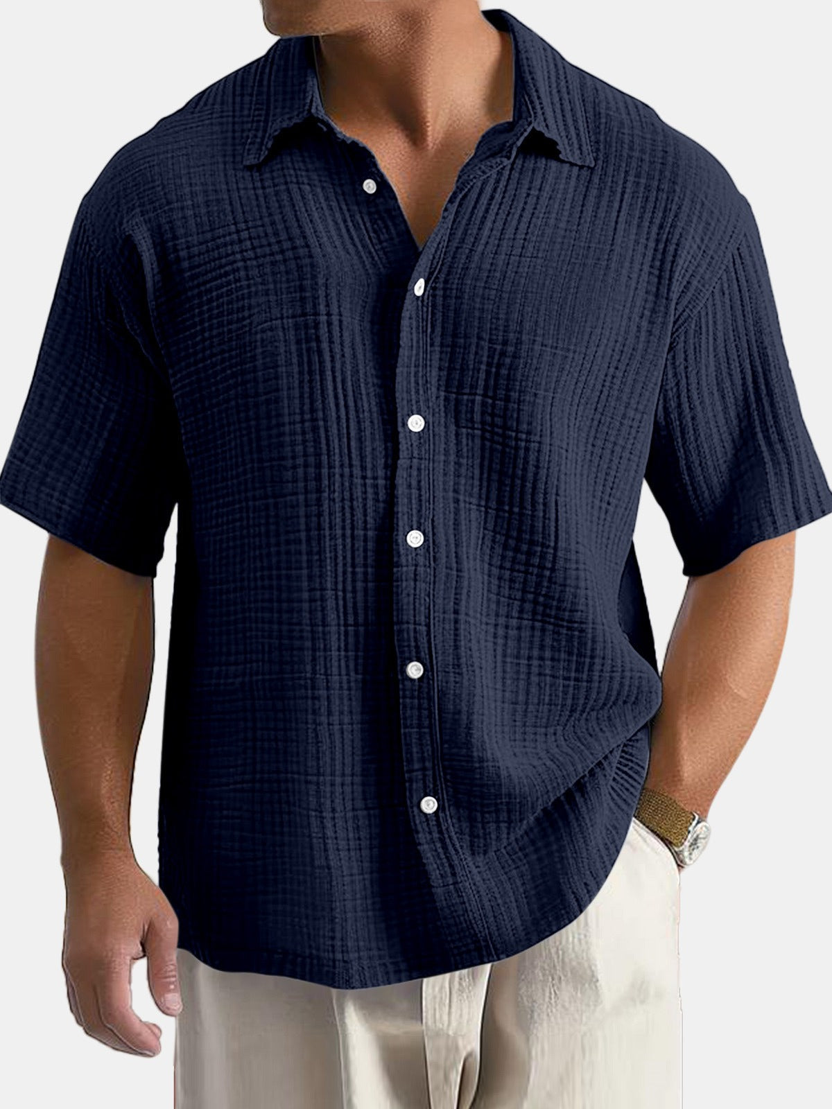 Flystepz™ Casual Cotton Lapel Shirt
