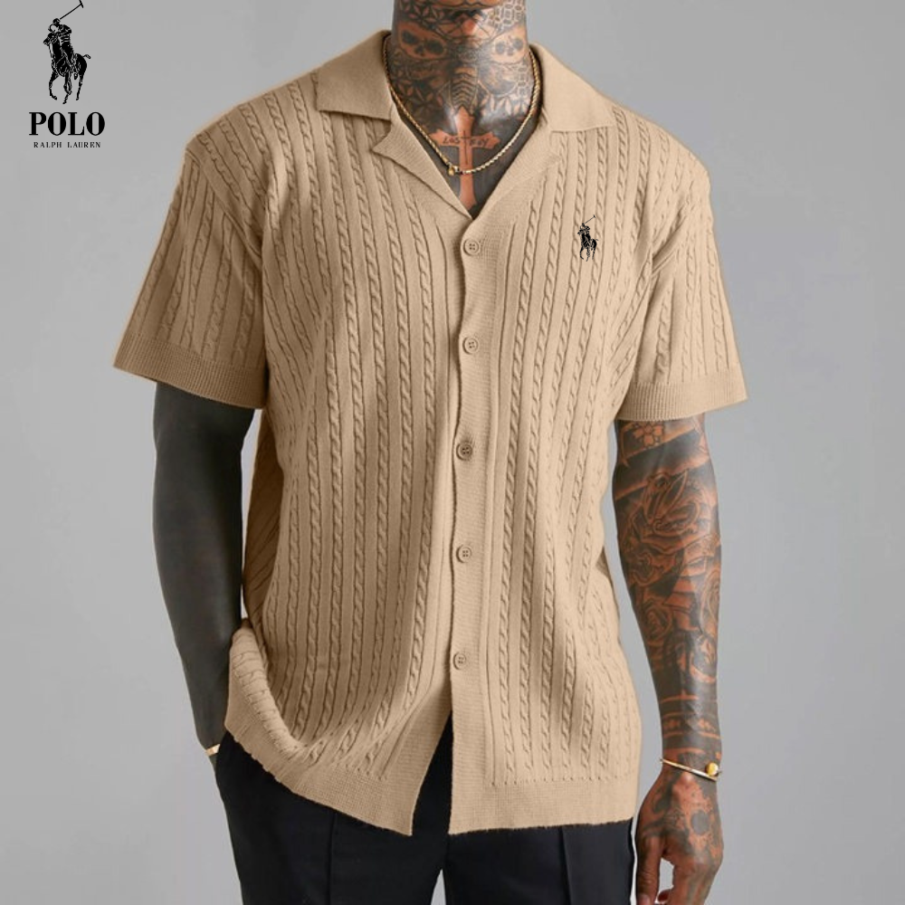 Flystepz™ R&L - Knitted Breathable Button Shirt