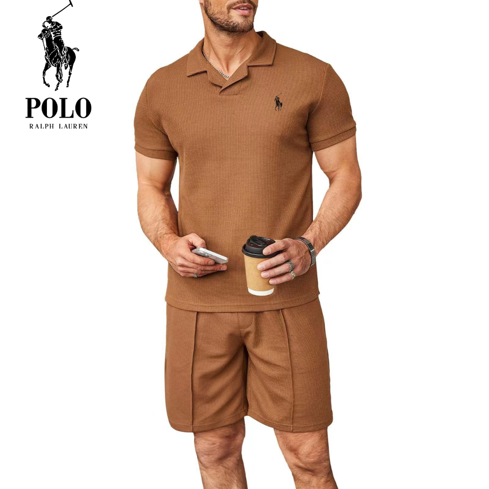 Flystepz™ Waffle V-Neck Polo